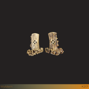 Knoop van reestang set van 2 stuks